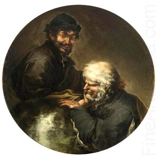 Heraklit und Demokrit, Salvator Rosa